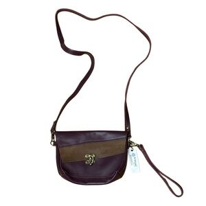 Re-imagined by Luna Leather Crossbody Bag NWT